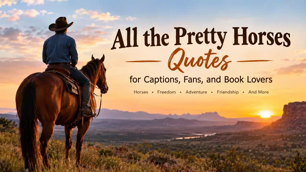 All the pretty horses quotes