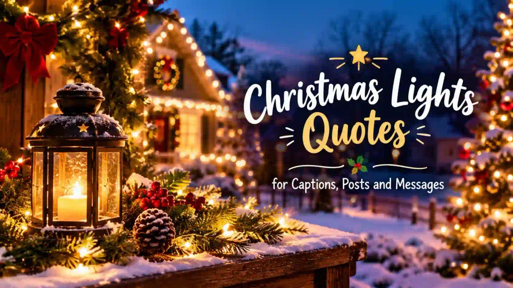 Christmas lights quotes