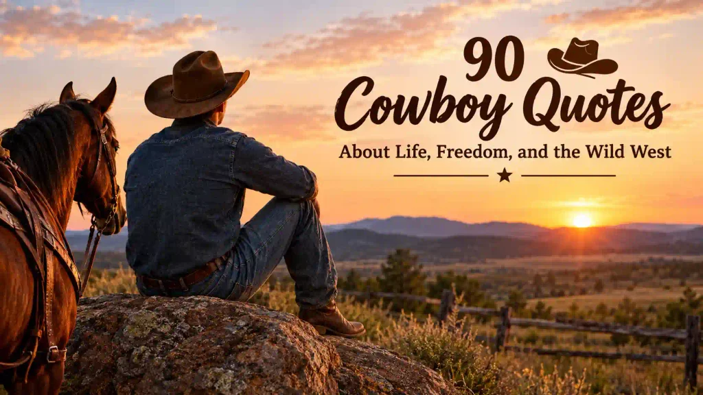 Cowboy quotes about life