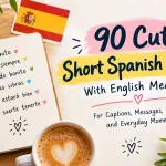 Cute short spanish quotes