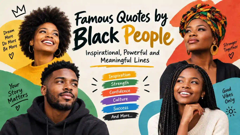 Famous quotes by black people