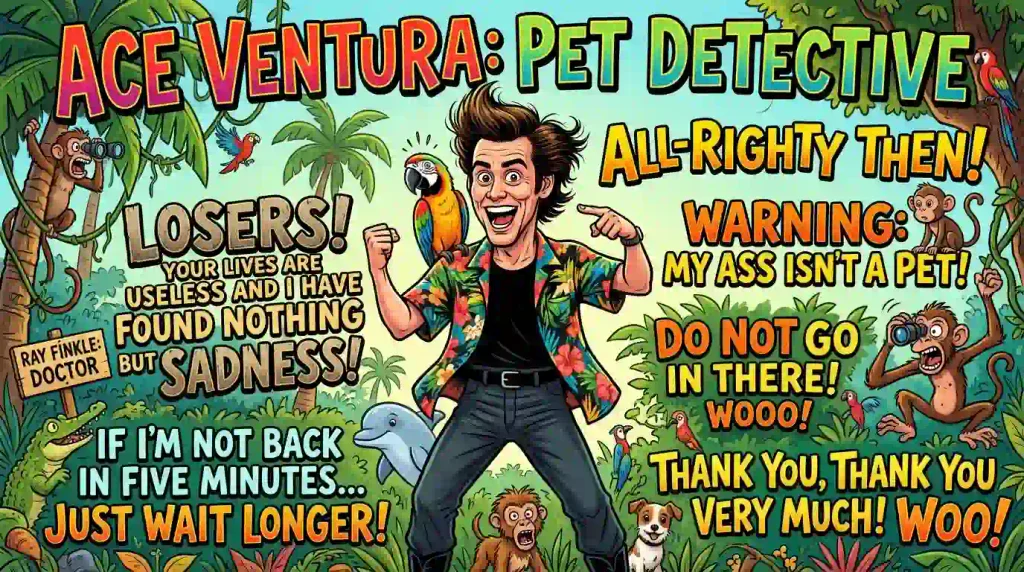 Funny Ace Ventura Pet Detective Quotes