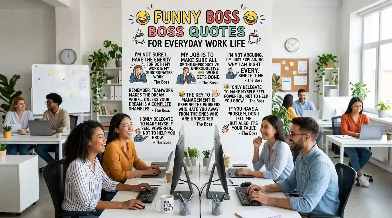 Funny Boss Quotes for Everyday Work Life