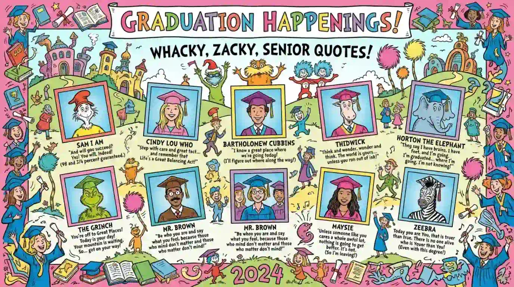 Funny Dr Seuss Senior Quotes for Yearbooks