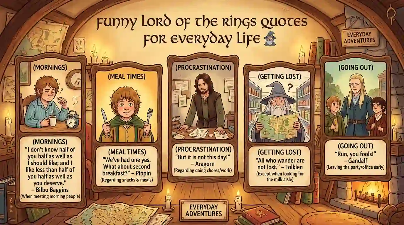 Funny Lord of the Rings Quotes for Everyday Life