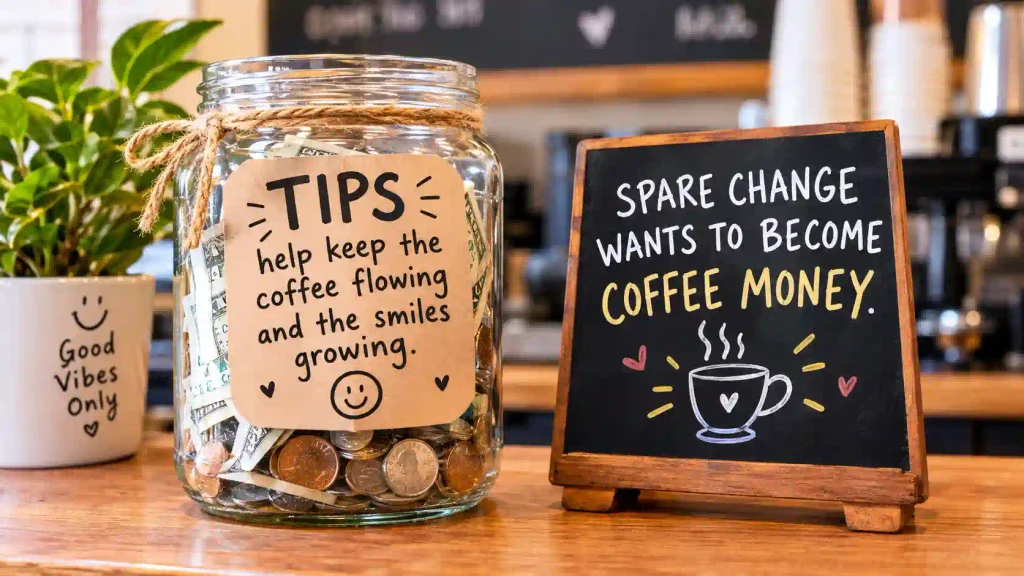 Funny tip jar quotes