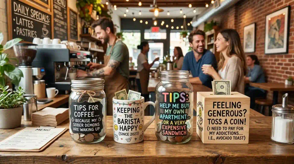 Funny Tip Jar Quotes for Bars, Cafes, and Everyday Counters