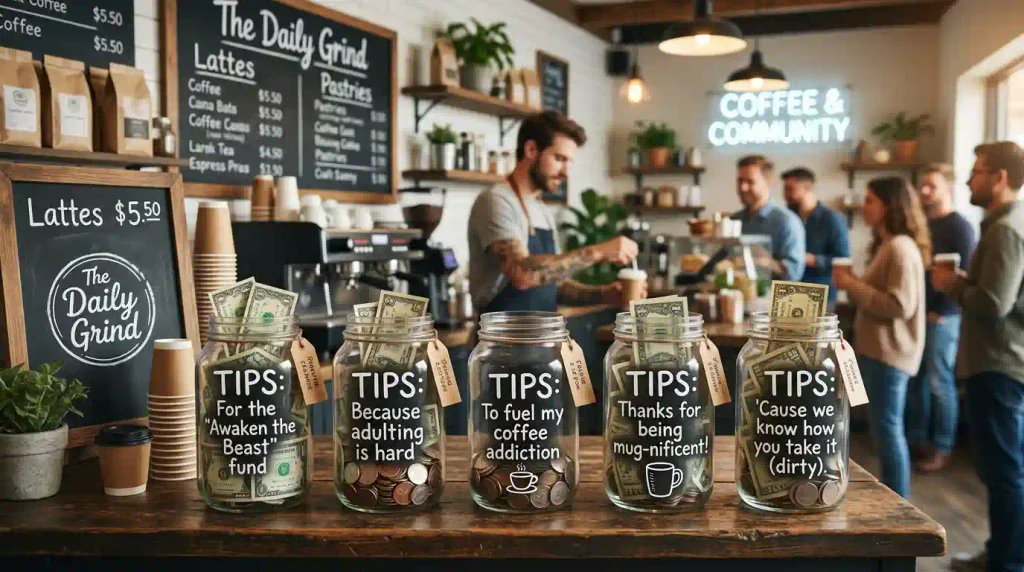 Funny Tip Jar Quotes for Coffee Shops