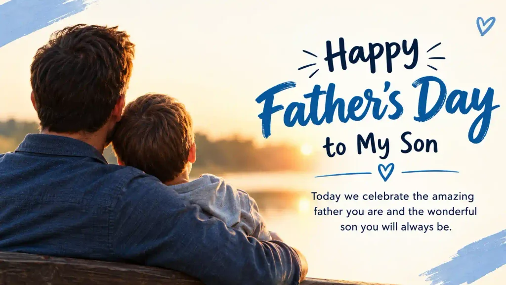 Happy fathers day to my son quotes