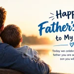 Happy fathers day to my son quotes