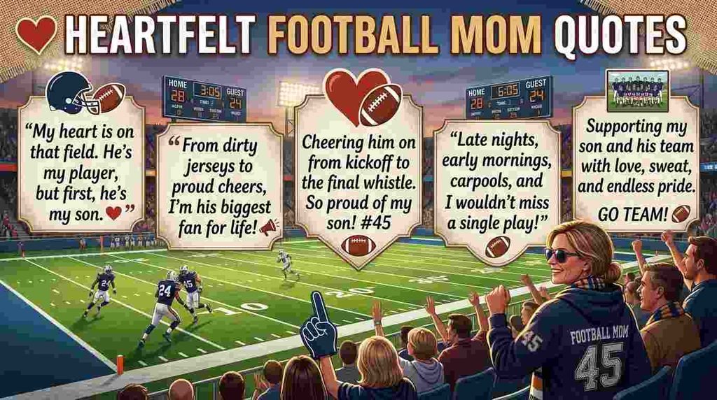 Heartfelt Football Mom Quotes