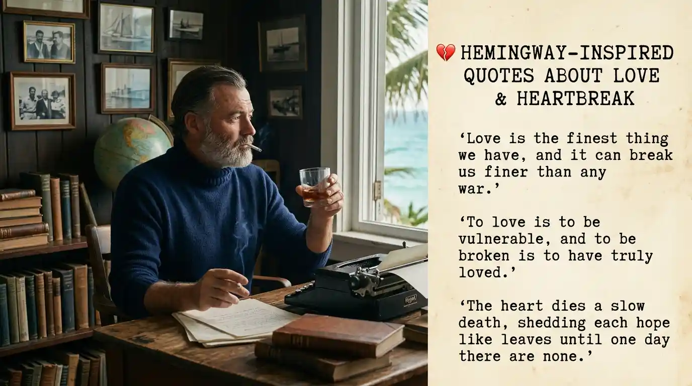Hemingway-Inspired Quotes About Love and Heartbreak