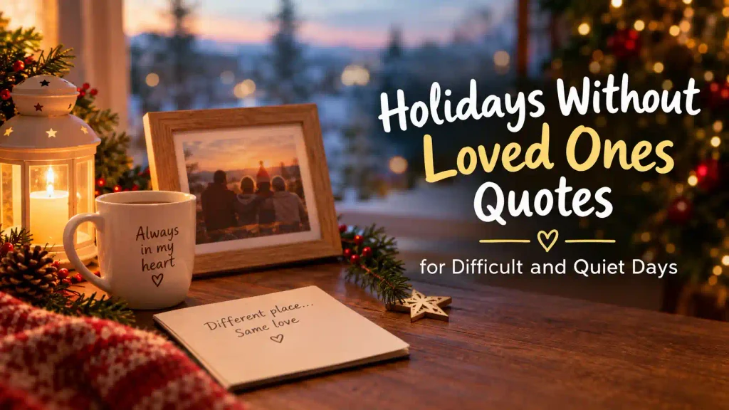 Holidays without loved ones quotes