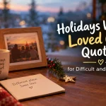 Holidays without loved ones quotes
