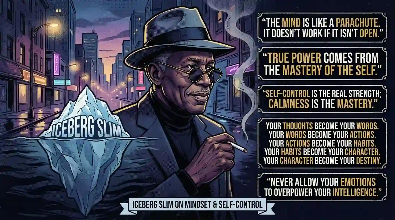 Iceberg Slim Quotes About Mindset and Self-Control