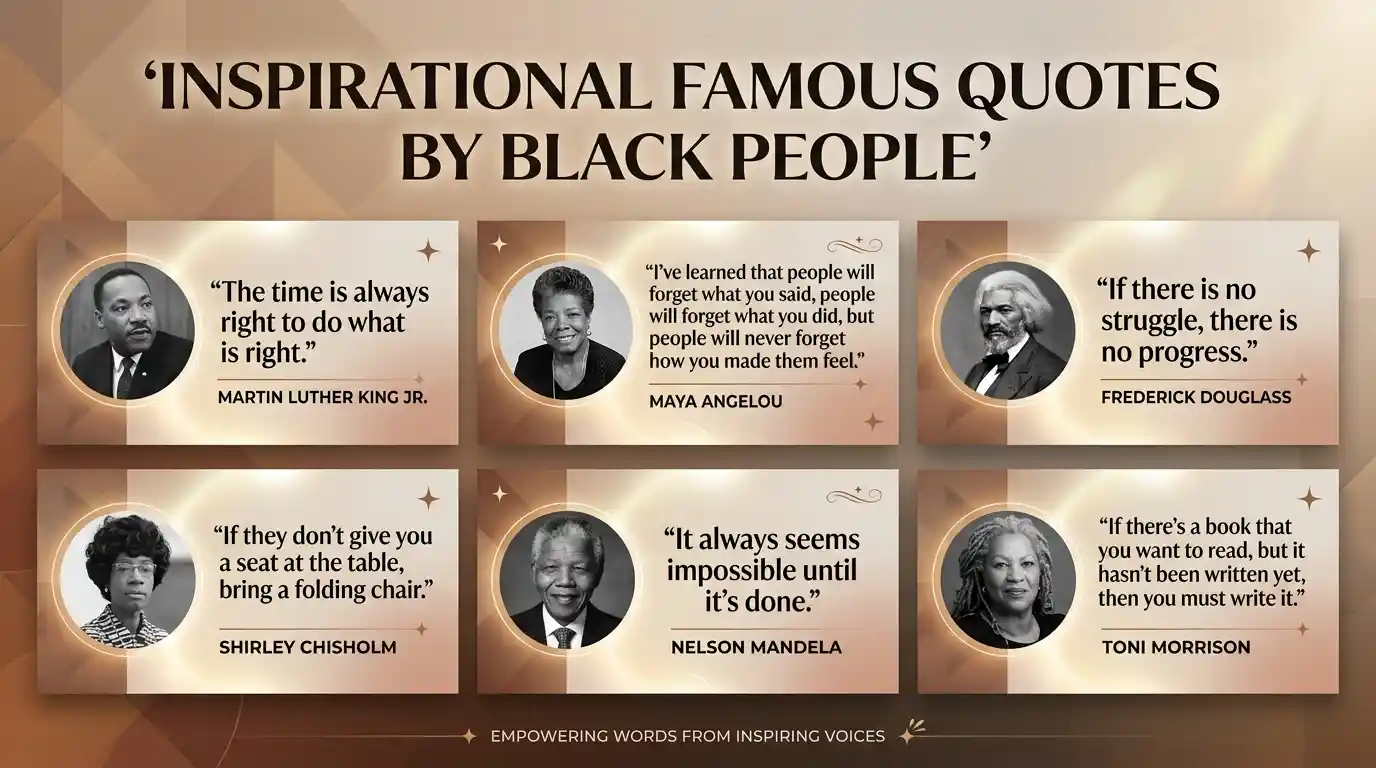 Inspirational Famous Quotes by Black People
