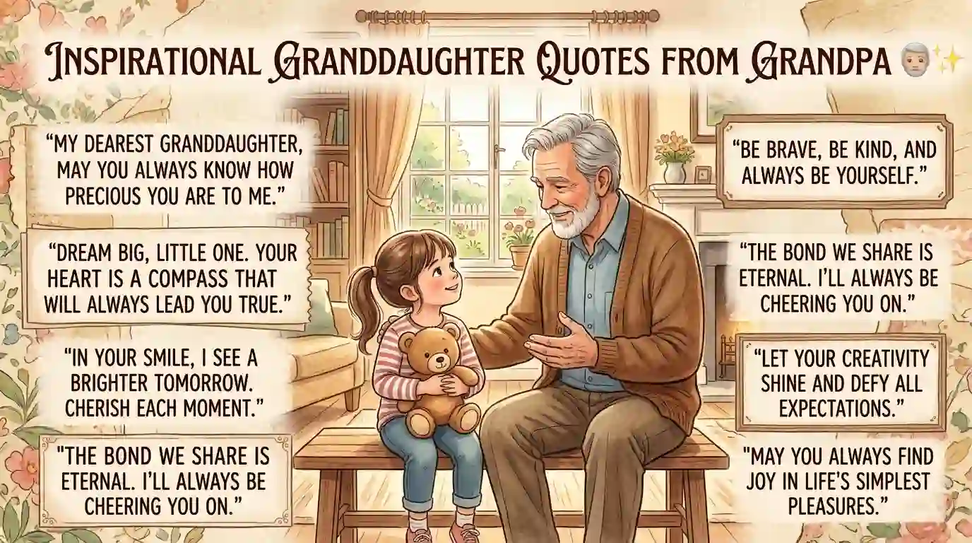 Inspirational Granddaughter Quotes From Grandpa