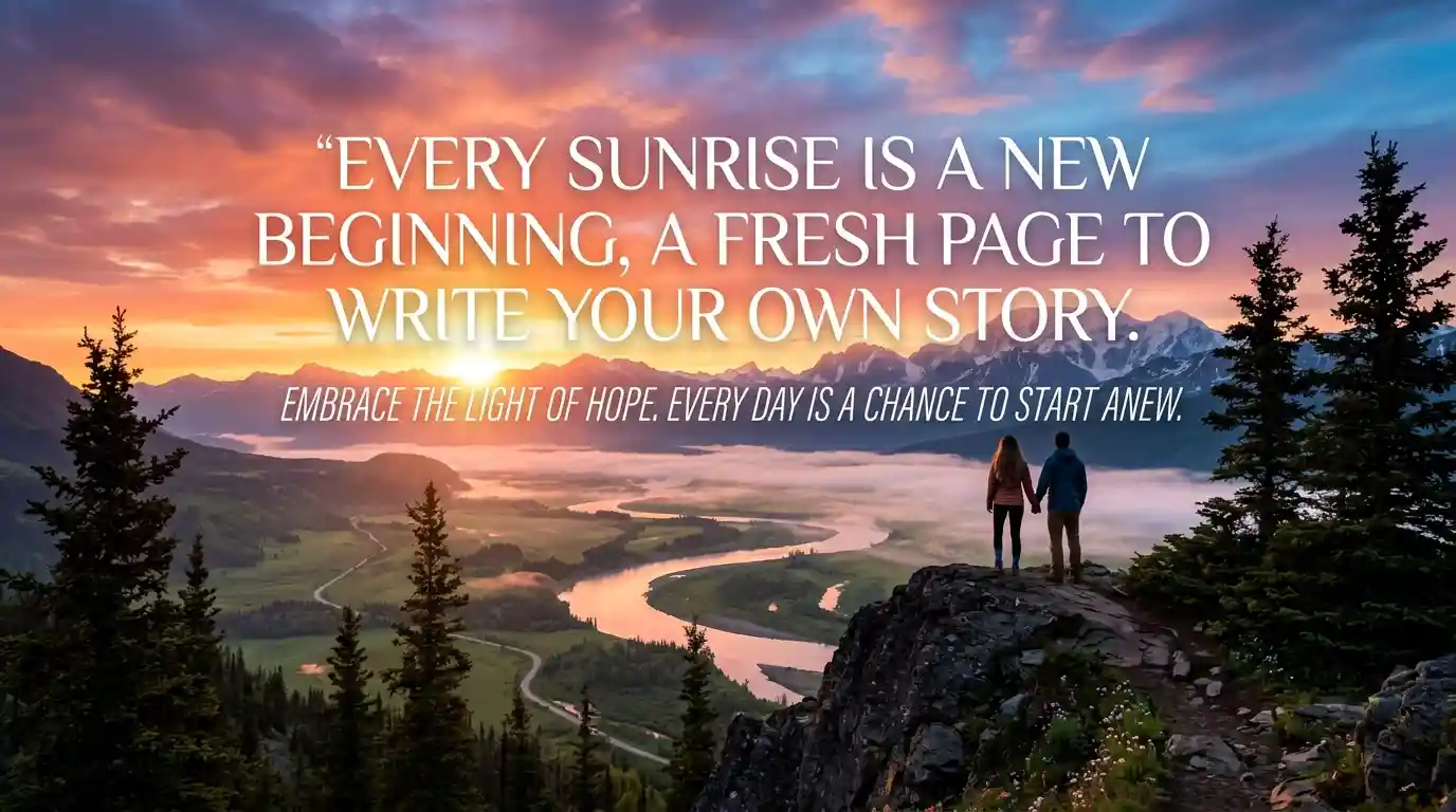 Inspirational Sunrise Quotes About Hope and New Beginnings