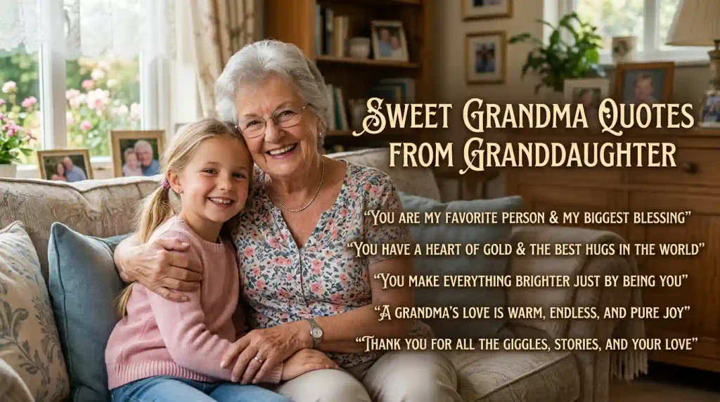 Sweet Grandma Quotes From Granddaughter
