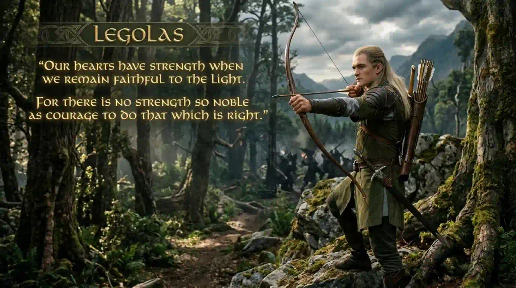 Best Legolas Quotes About Courage and Strength