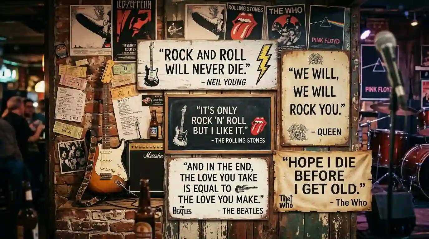 Classic Rock and Roll Quotes