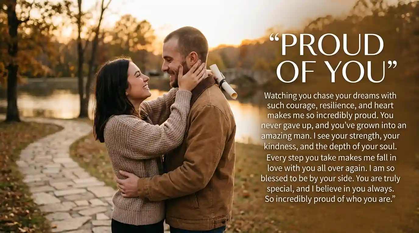 Emotional Proud of You Quotes That Touch His Heart