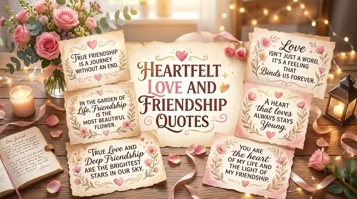Heartfelt Love and Friendship Quotes