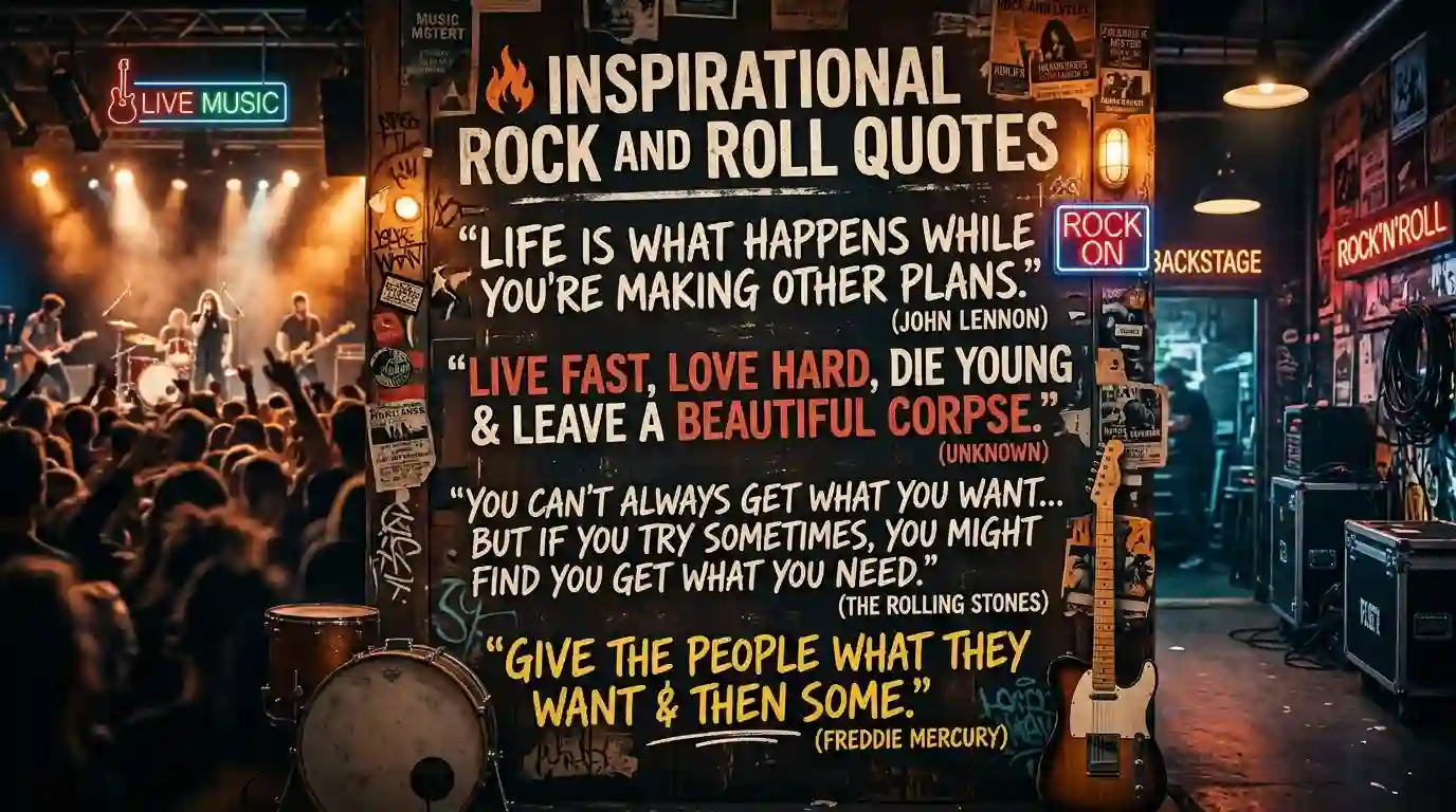 Inspirational Rock and Roll Quotes