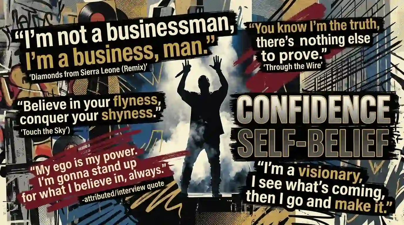 Kanye West Song Quotes About Confidence and Self-Belief 