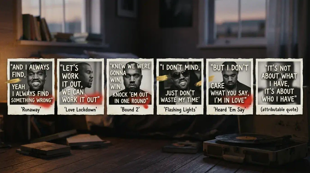 Kanye West Song Quotes About Love and Relationships