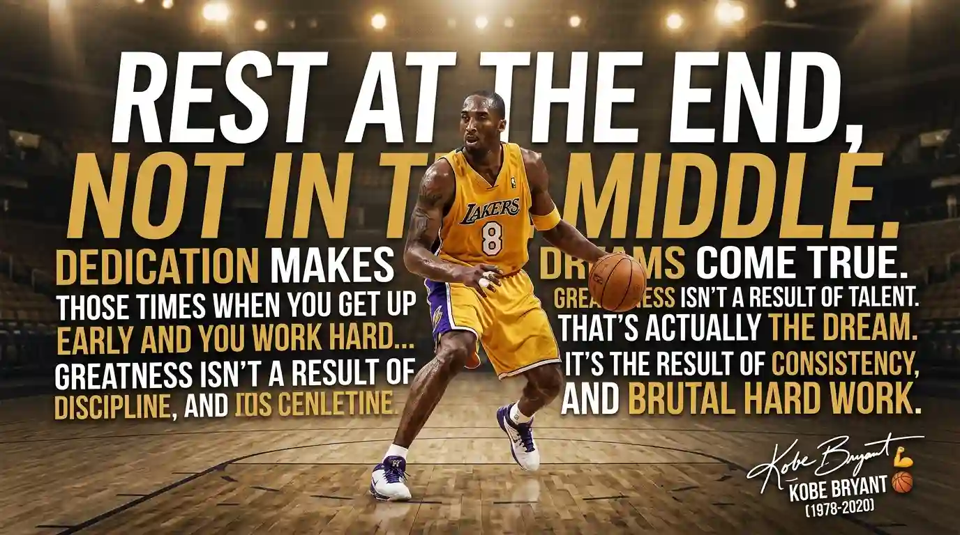 Kobe Quotes About Hard Work and Discipline
