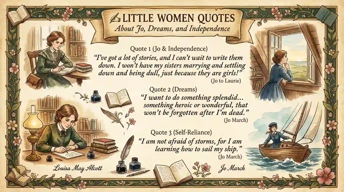 Little Women Quotes About Jo, Dreams, and Independence