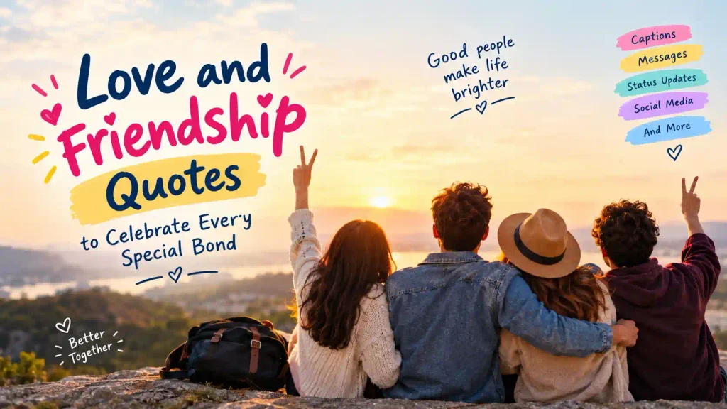 Love and friendship quotes