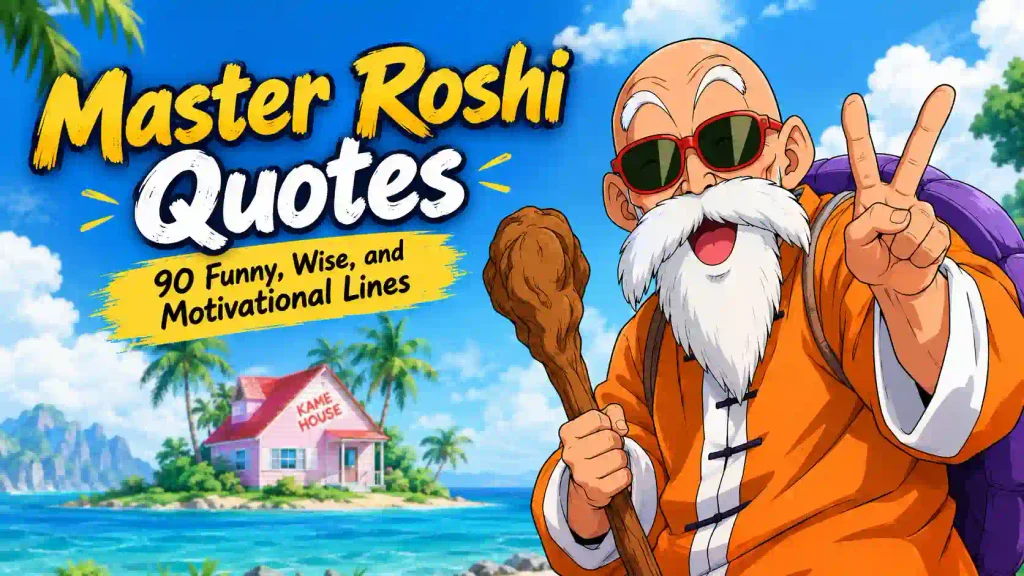 Master roshi quotes