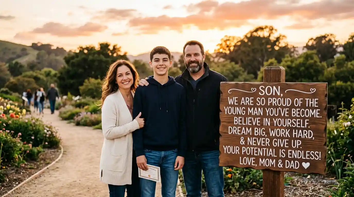 Motivation Proud Quotes for Son From Mom and Dad