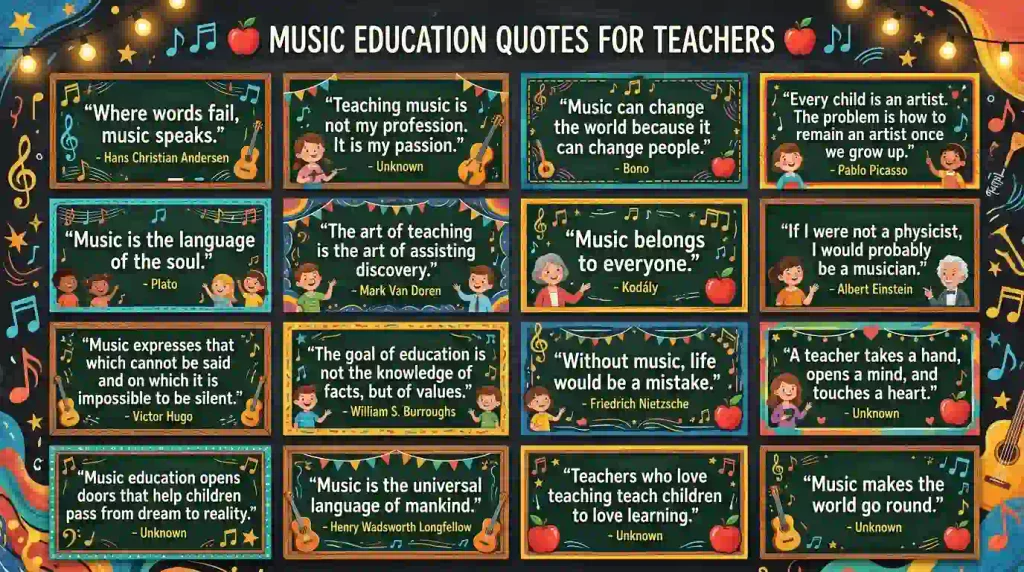 Music Education Quotes for Teachers