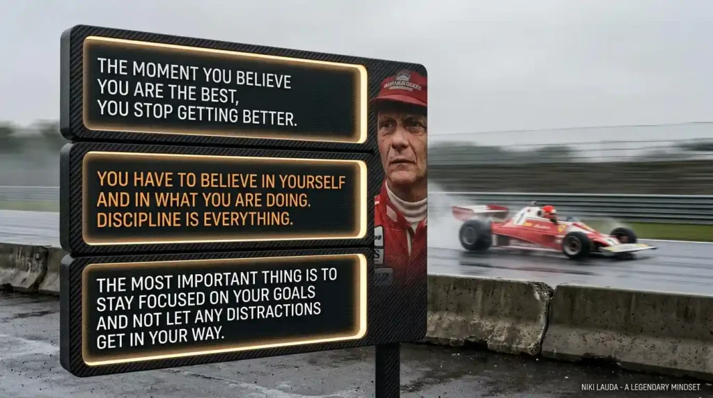 Niki Lauda Quotes About Focus, Discipline, and Mental Strength