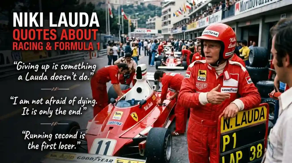 Niki Lauda Quotes About Racing and Formula 1