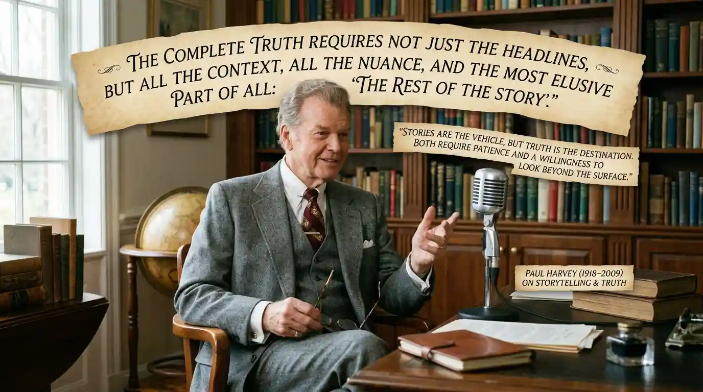 Paul Harvey Quotes About Storytelling and Truth