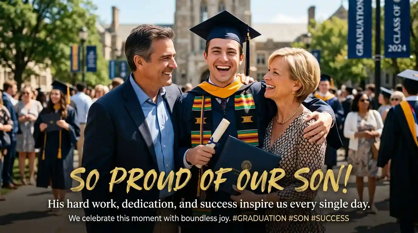 Proud of My Son Quotes for His Success and Achievements