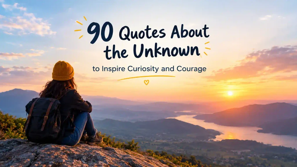 Quotes about the unknown
