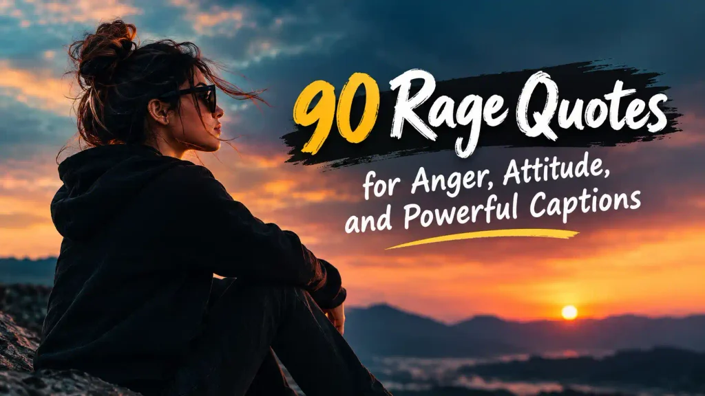 Rage quotes